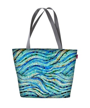 Torebka plażowa na lato, wodoodporna z Codury HOLI - Mosaic - Wyprzedaż