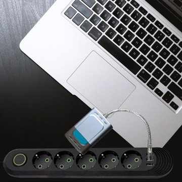 РАЗЪЕМ ПИТАНИЯ 5 РАЗЪЕМОВ 3 УДЛИНИТЕЛЬ USB 5М