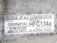 фото thumb №7, Компрессор кондиционера chrysler voyager 05005421ac