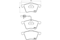 Купить Тормозные колодки тормозной. vw sharan 00- с датчик., фото thumb