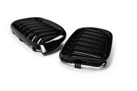 фото thumb №3, Решётка радиатора решётки радиатора решётка радиатора bmw x3 f25 lci x4 f26 m-style чёрный блеск