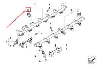 фото thumb №10, Bmw 7 e65 e66 e67 датчик тиску пального 13537500221 7500221