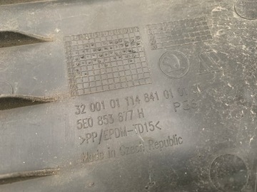 фото thumb №8, Решітка бампера skoda octavia iii rs радар 5e0