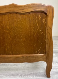 СТИЛЬНАЯ ДУБОВАЯ КРОВАТЬ ДЛЯ СПАЛЬНИ LUDWIK OAK F73