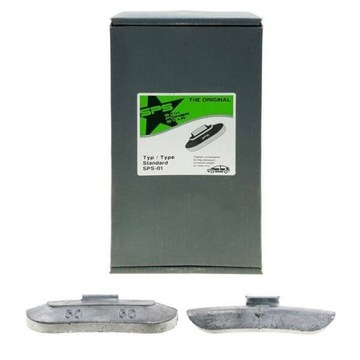 Ciężarki nabijane do felg stalowych SPS STD PB/S (50 g, ołowiane) - 50 szt.