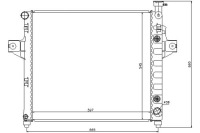 Купить Nissens радиатор воды jeep grand cherokee 2 4.7, фото thumb