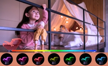 3D светодиодный настольный ночник Playstation Pad Game Xbox в подарок + пульт дистанционного управления