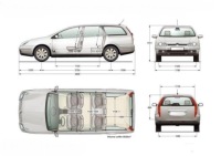фото thumb №7, Megane ii ґрати бампера ліва i права перед kpl.