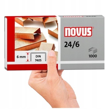 СКОБЫ NOVUS МЕДНЕННЫЕ ДЛЯ ОФИСНЫХ ДОКУМЕНТОВ