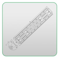 фото thumb №3, Панель led лампа робоча 12v 24v 72led 34cm гомологація led bar