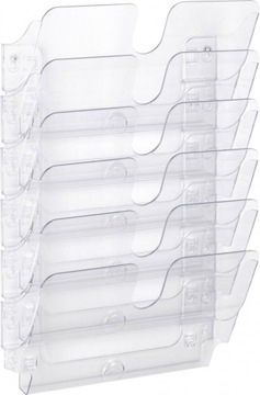 6 POJEMNIKÓW NA DUKUMENTY PRZEZROCZYSTE ZAWIESZANE Durable FLEXIPLUS A4 x2