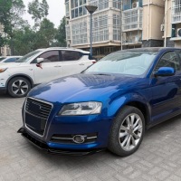 фото thumb №8, Накладка бампера audi a3 8p чорний блиск спліттер спойлер