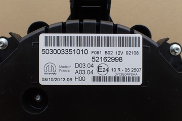 фото thumb №8, Fiat 500x бензин спидометр манометр obrotomierz новый km 2018- 2022r 52162998