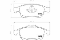 фото thumb №2, Textar 2491401 набор тормозных колодок тормозных, тормоза дисковые