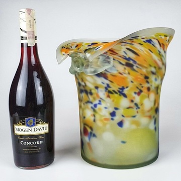 WIELKI WŁOSKI WAZON MURANO GLAS