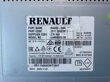 фото thumb №13, Радио навигация gps навигация экран renault trafic iii 281150683r 2014-