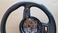 фото thumb №6, Руль audi a6 c7 a7 s-line 4g0419091aa с подогревом подрулевые рычаги f1 мультифункция