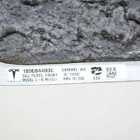 фото thumb №6, Tesla модель 3 2018 правая сторона защита планки передний