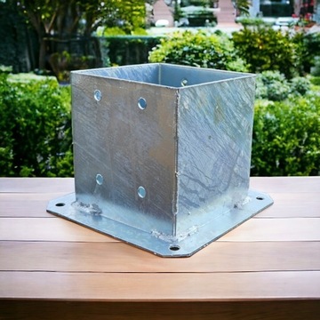 ОСНОВАНИЕ СТОЙКИ НА БОЛТОВОЙ СИСТЕМЕ, АНКЕРНАЯ ОПОРА 140x140 ОПОРА 14x14см