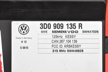 фото thumb №7, Блок керування модуль kessy 3d0909135r bentley continental 1 i gt 6.0 w12 560 km