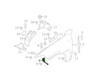 фото thumb №10, Кронштейн крила do bmw x5 g05 2018- 41007492371 ліва
