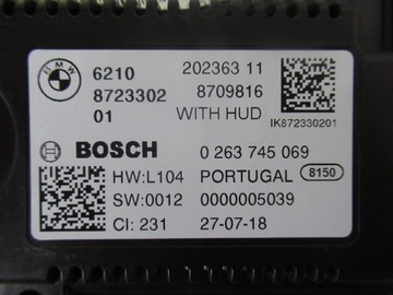 фото thumb №6, Bmw z4 g29 спідометр  манометр led 8723302