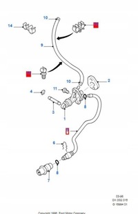 фото thumb №9, Шланг сцепления ford fiesta 95-02 puma 97-01