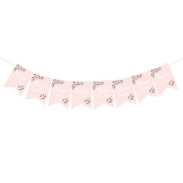 БАННЕР BRIDGE PARTY Bride to Be розовый 250см