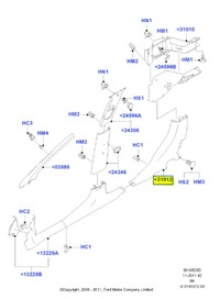 фото thumb №9, Отделка, обшивка левый задняя ford fiesta 01-08 / fusion 01-12 cbk 1365958