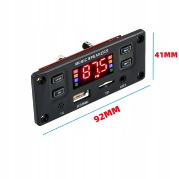МОДУЛЬ MP3-ПЛЕЕРА BLUETOOTH AUX РАДИО ПУЛЬТ USB