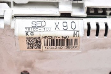 фото thumb №8, Спидометр приборы eu 78100-f100 honda accord 7 vii 2.0 i-vtec 155 km 02-06
