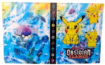 3D-альбом для коллекционных карточек POKEMON, 240 + 100 микс-карточек