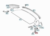 фото thumb №1, Oem mercedes benz slk r171 лівий płat запасний hak a1717900159