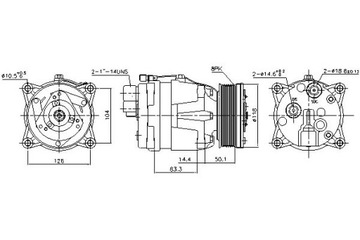 фото thumb №1, Nissens 89048 компрессор, кондиционер