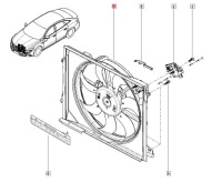 фото thumb №2, Вентилятор корпус renault scenic 4 iv j9 2016- 214819674r