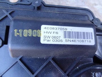 фото thumb №7, Доводчик двері правий зад keyless a8 s8 d3 4e0837059 рестайлінг