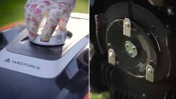 РОБОТ-КОСИЛКА 400 м APPKA WI-FI RC400RIS ДАТЧИК ПРЕПЯТСТВИЙ + ТРИММЕР 18 В