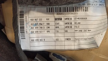 фото thumb №5, Audi a6 c7 боковина дверь правые зад 4g0867222