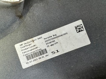 фото thumb №8, Porsche taycan turbo s бампер переднє