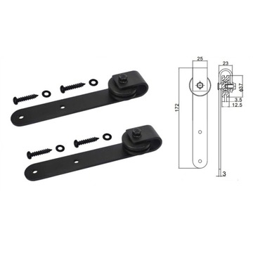 SYSTEM DRZWI PRZESUWNYCH MINI BARN DOOR LOFT 0,91M