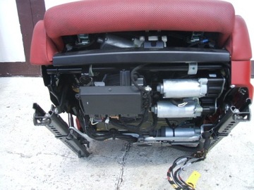 фото thumb №16, Porsche panamera 970 рестайлінг сидіння сидіння комплект шкіра червона