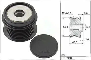 фото thumb №1, Зчеплення генератора колесо пасове 535 0198 10 ina