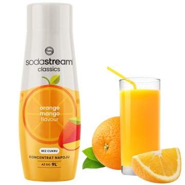Сироп SodaStream апельсин-манго без калорий для карбонизатора воды, сок 440 мл