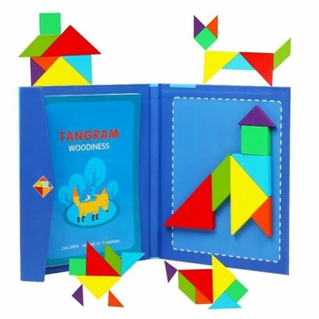 DREWNIANE PUZZLE UKŁADANKA GRA KLOCKI MONTESSORI