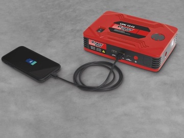 ULTIMATE SPEED Powerbank с компрессором, 4 функции