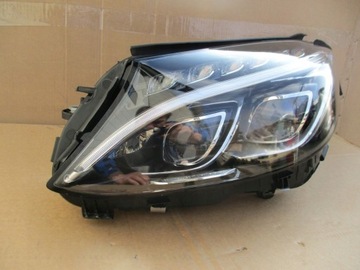 фото thumb №1, Mercedes c w205 лампа перед левая полный led