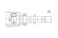 фото thumb №1, Шарнир wew. renault talisman 1.6dci 15- правый, mtm