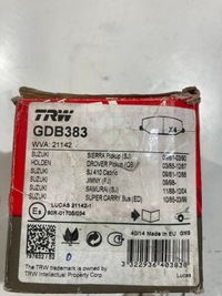 фото thumb №11, Trw gdb383 набір гальмівних колодок гальмівних, гальма дискові