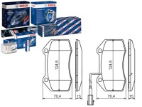 фото thumb №1, Гальмівні колодки гальмівні fiat перед grande punto 05- abart