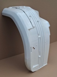 фото thumb №1, Scania r xpi крила підкрилок білий оригінал bez зажим 2186367